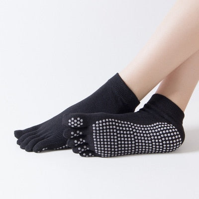 Yoga Socks 5 toes Anti slip Silicone