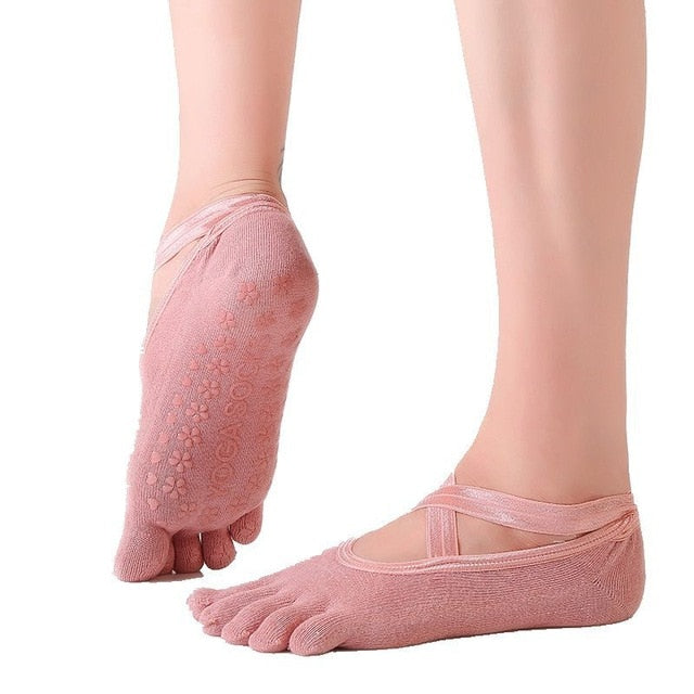 Yoga Socks Round Head Cotton Non-Slip Breathable