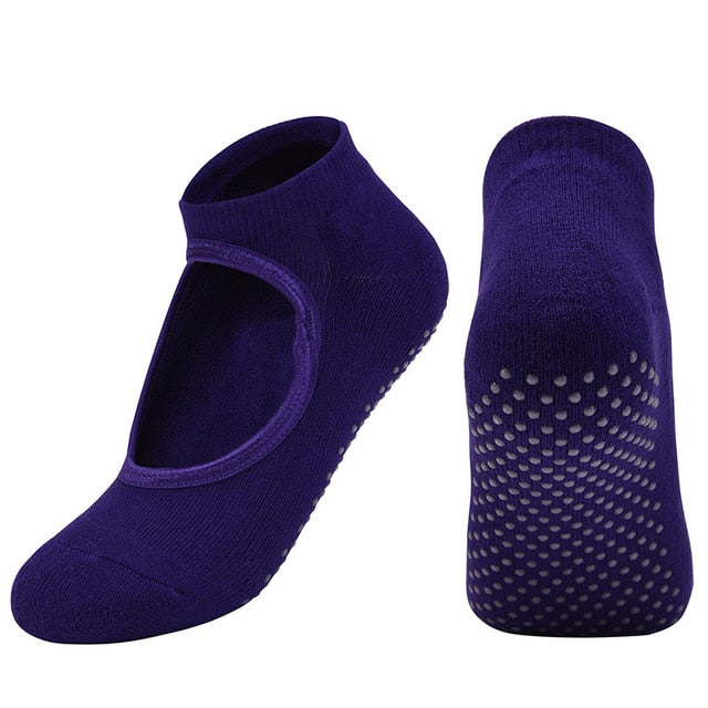 Yoga Socks Round Head Cotton Non-Slip Breathable