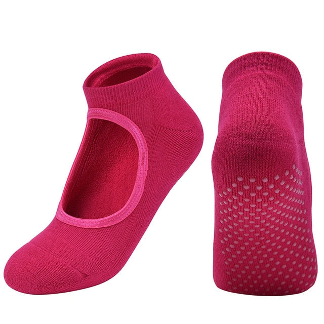 Yoga Socks Round Head Cotton Non-Slip Breathable