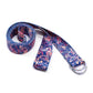 Printed Cotton Yoga Belt Washable D-Ring Stretch