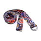 Printed Cotton Yoga Belt Washable D-Ring Stretch