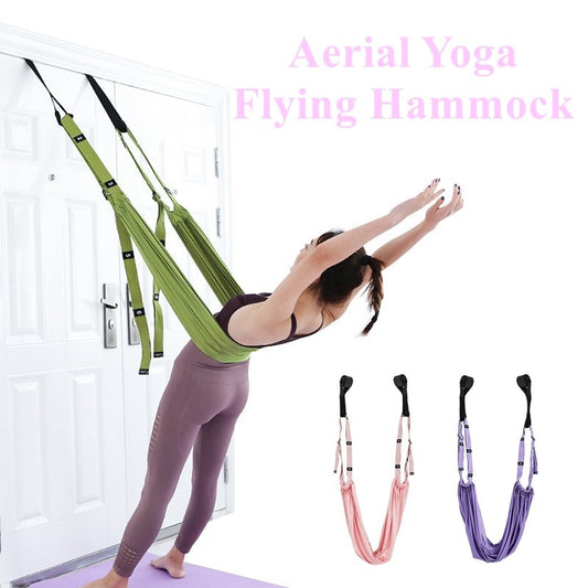 Adjustable Aerial Yoga Strap Hammock Swing