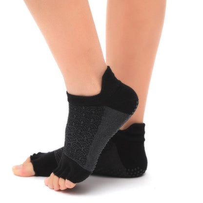 Cotton Sports Yoga Socks Jacquard Slip
