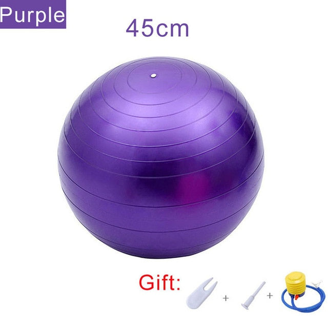 Yoga Balls Bola Pilates Fitness Gym Balance Fit Ball