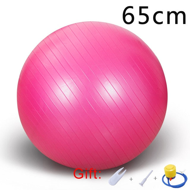 Yoga Balls Bola Pilates Fitness Gym Balance Fit Ball