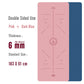 1830*610*6mm EVA Yoga Mat with Position Line Non Slip Carpet Mat