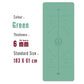 1830*610*6mm EVA Yoga Mat with Position Line Non Slip Carpet Mat