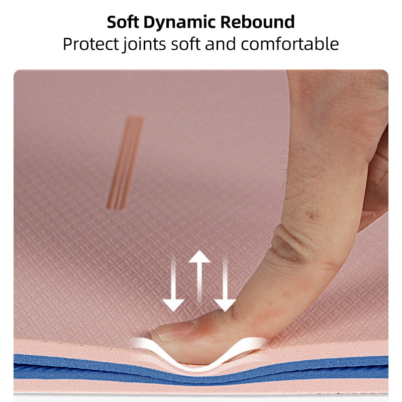 1830*610*6mm EVA Yoga Mat with Position Line Non Slip Carpet Mat