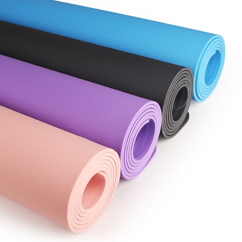 1830*610*6mm EVA Yoga Mat with Position Line Non Slip Carpet Mat