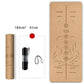 Accept customized 72*24 Inch Natural Cork TPE Yoga Mat