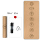Accept customized 72*24 Inch Natural Cork TPE Yoga Mat