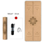 Accept customized 72*24 Inch Natural Cork TPE Yoga Mat