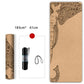 Accept customized 72*24 Inch Natural Cork TPE Yoga Mat