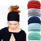 13 Colors Nonslip Elastic Folds Yoga Hairband Fashion