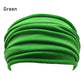 13 Colors Nonslip Elastic Folds Yoga Hairband Fashion