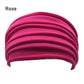 13 Colors Nonslip Elastic Folds Yoga Hairband Fashion
