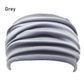 13 Colors Nonslip Elastic Folds Yoga Hairband Fashion