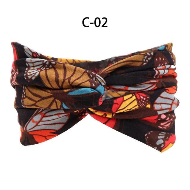 13 Colors Nonslip Elastic Folds Yoga Hairband Fashion