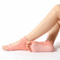 Yoga Grip Socks Non Slip Fingerless Socks Open