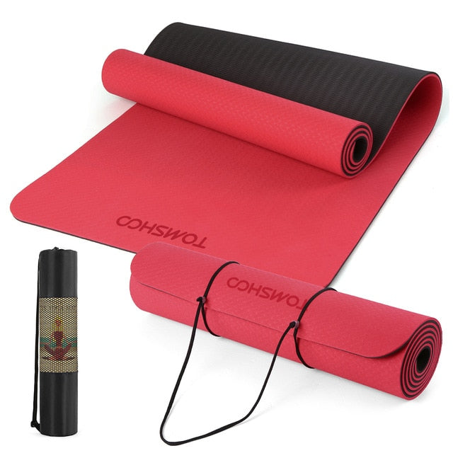 183*61*0.8cm Yoga Mattress with Carrying Strap Bags