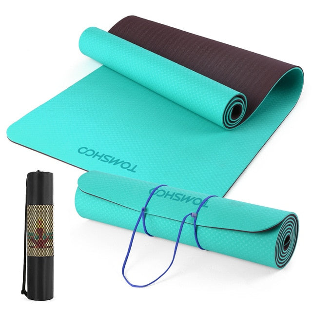 183*61*0.8cm Yoga Mattress with Carrying Strap Bags
