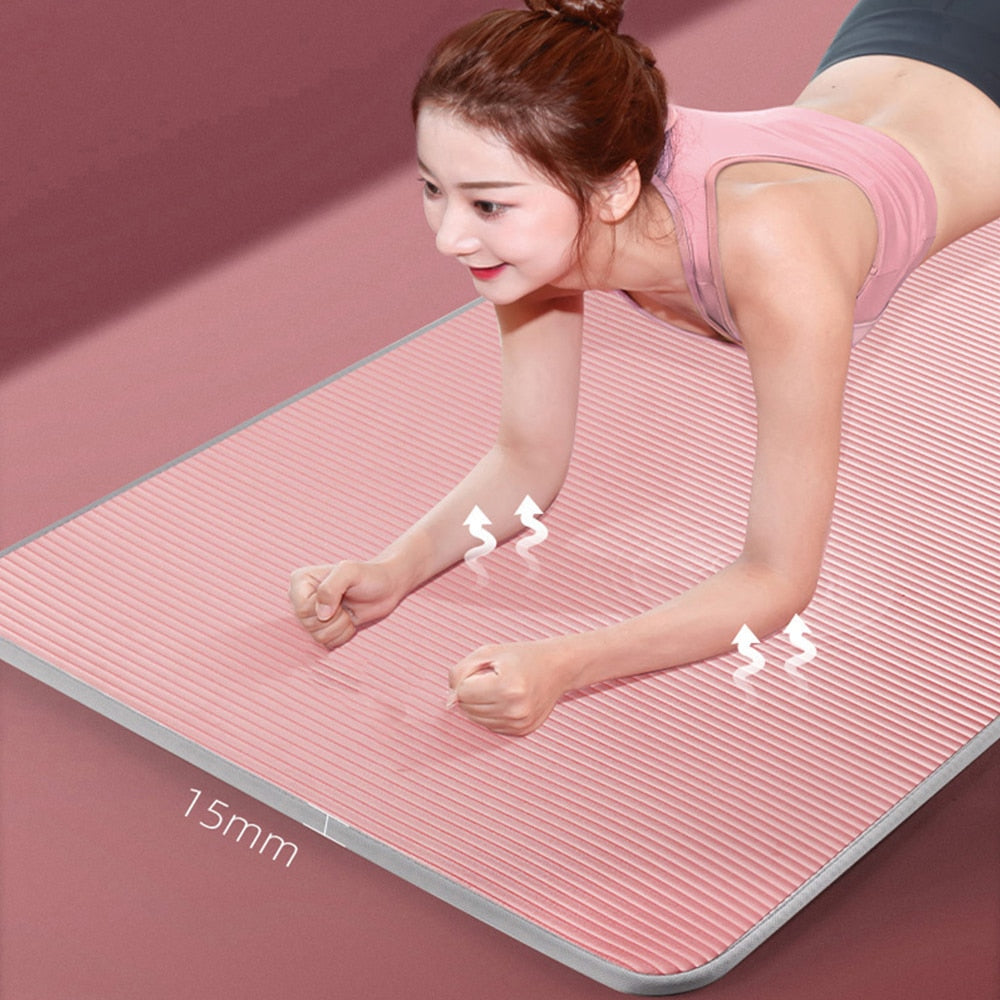 Yoga Mat Carpet  Non-slip Sports Tear Resistant NBR Fitness Mats