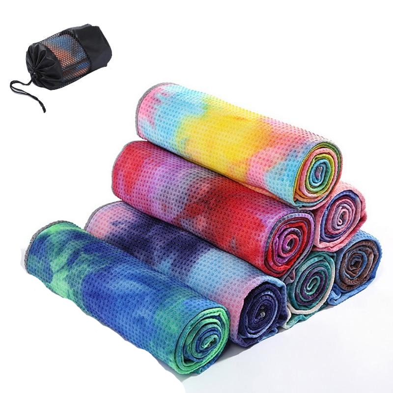 183*63cm Non Slip Yoga Microfiber Absorb Sweat Pilates