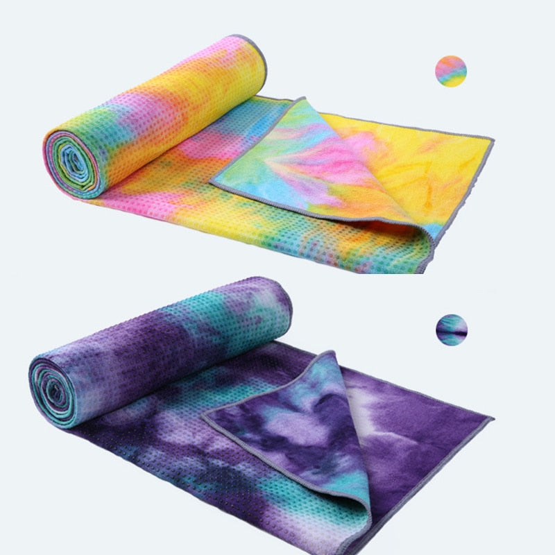 183*63cm Non Slip Yoga Microfiber Absorb Sweat Pilates