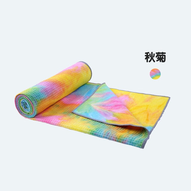 183*63cm Non Slip Yoga Microfiber Absorb Sweat Pilates
