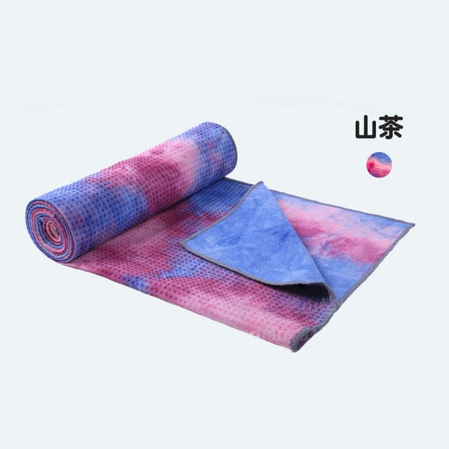 183*63cm Non Slip Yoga Microfiber Absorb Sweat Pilates
