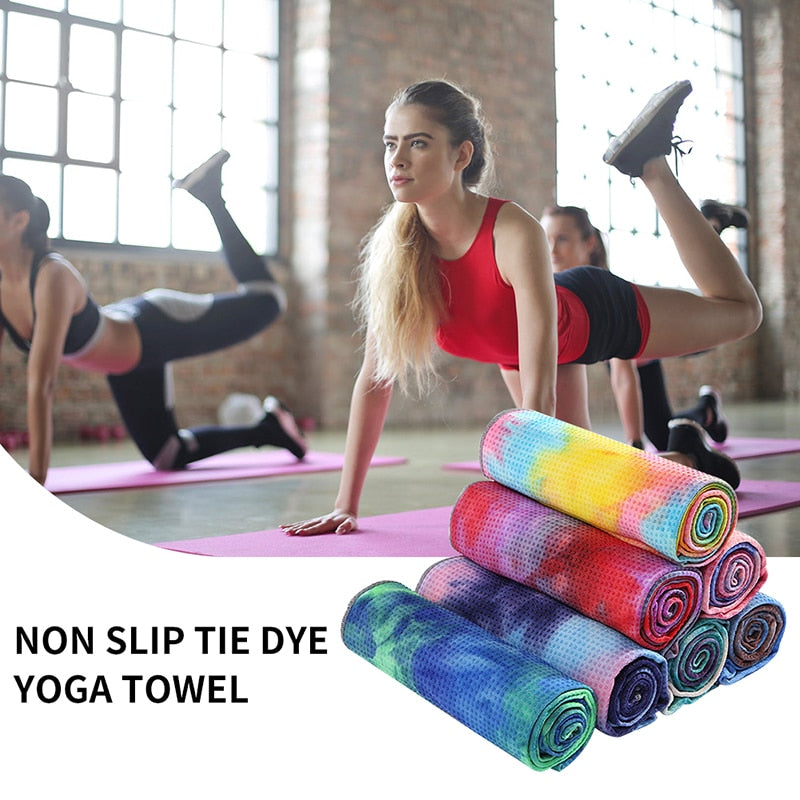 183*63cm Non Slip Yoga Microfiber Absorb Sweat Pilates