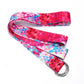 Printed Cotton Yoga Belt Washable D-Ring Stretch