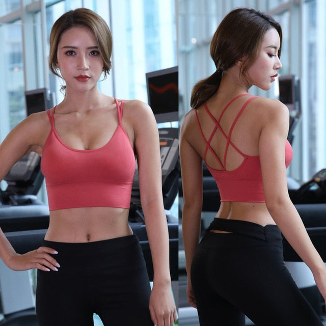 Open Back Top Loose Breathable Tank Top Yoga