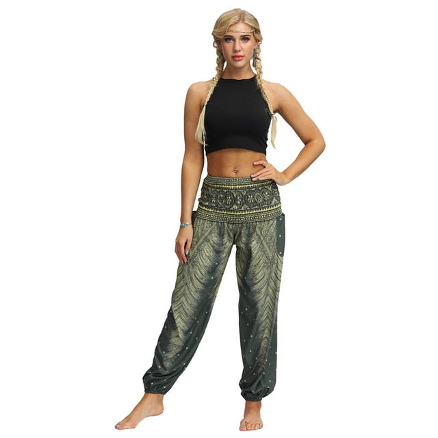 Yoga Trousers Baggy Boho Aladdin Pants