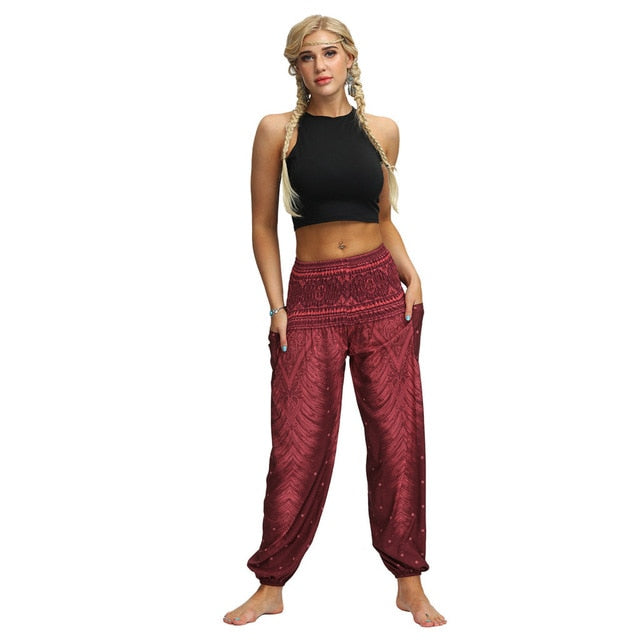 Yoga Trousers Baggy Boho Aladdin Pants