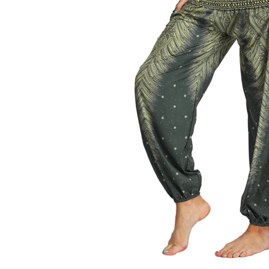Yoga Trousers Baggy Boho Aladdin Pants
