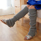 Woman Yoga Socks Knitted Leg Warmers Boot