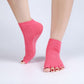 1Pair=2PCS Half Toe Yoga Socks Non-Slip Peep Toe
