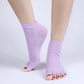 1Pair=2PCS Half Toe Yoga Socks Non-Slip Peep Toe