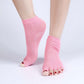1Pair=2PCS Half Toe Yoga Socks Non-Slip Peep Toe