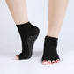 1Pair=2PCS Half Toe Yoga Socks Non-Slip Peep Toe