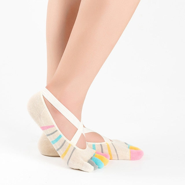 Yoga Socks Female Cotton Silicone
